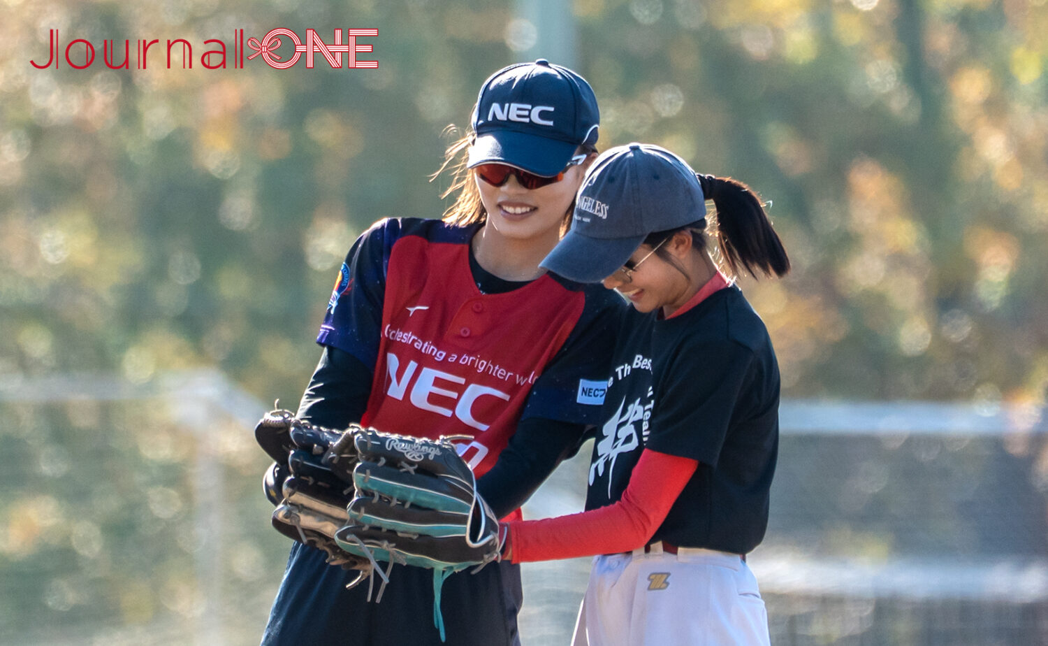 原日菜海（NEC）が中学生と交流
