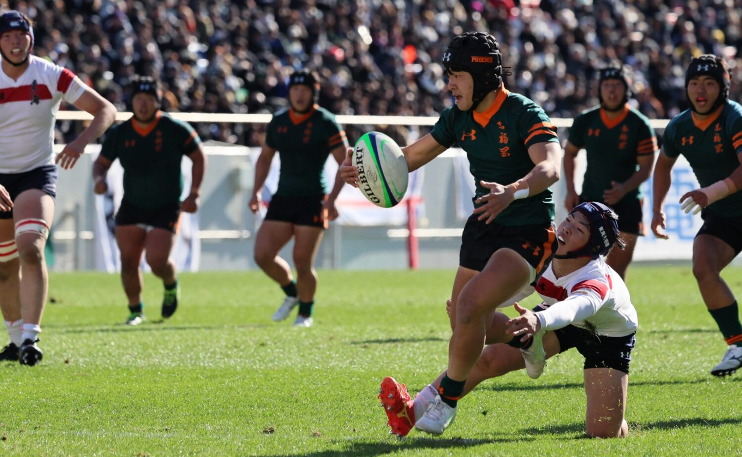 花園ラグビー準々決勝の東福岡