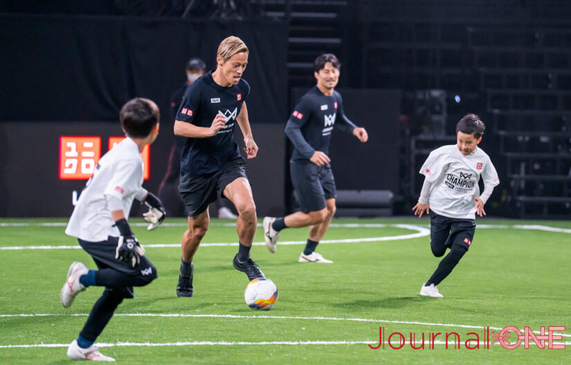 本田圭佑が柿谷、中澤、宇佐美らと小学生相手にガチサッカー