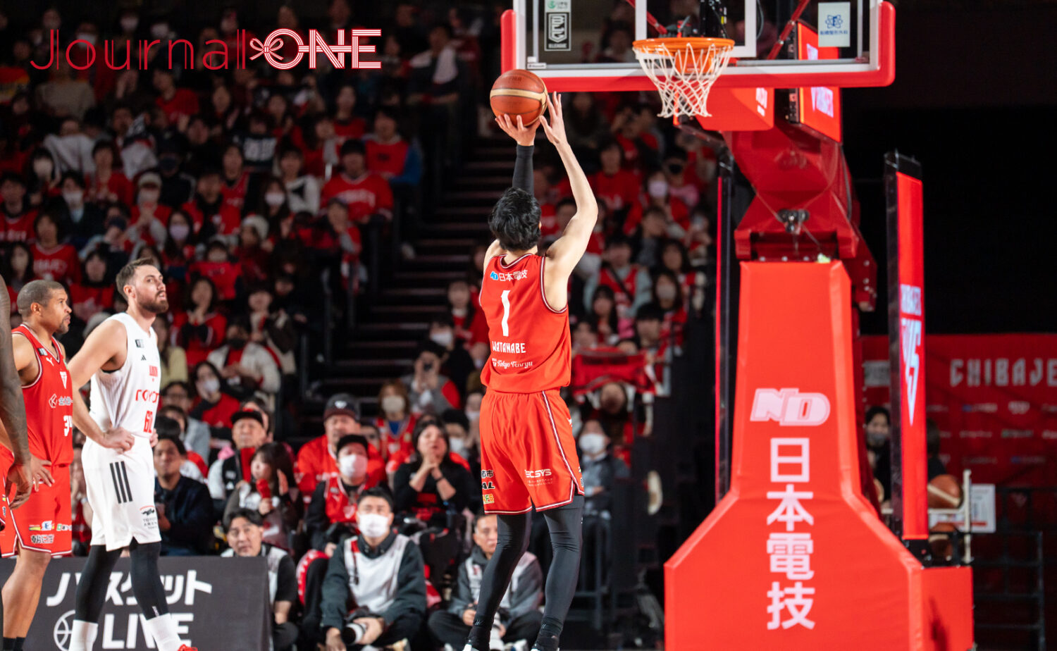 アルバルクの追撃をかわした渡邊雄太のフリースロー