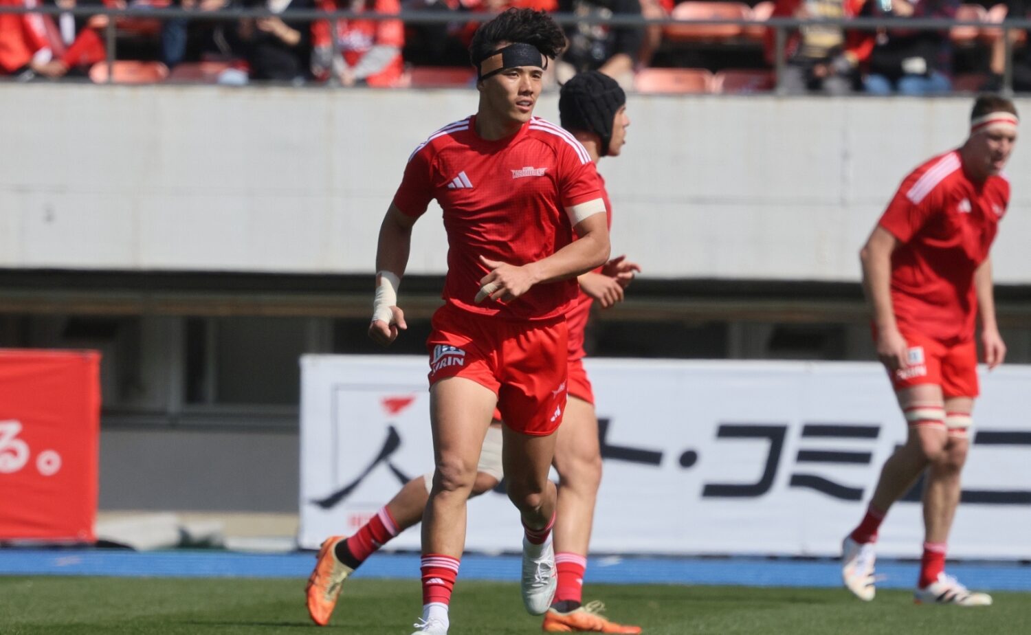 アーリーエントリーながら先発を続けるFB上ノ坊駿介（コベルコ神戸スティーラーズ）