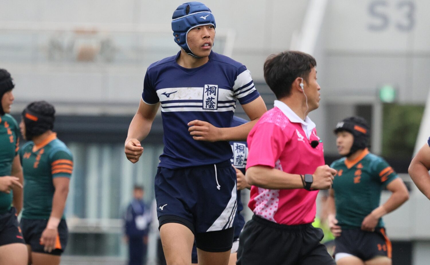 高校ラグビー 桐蔭学園LO原品。藤原監督が｢桐蔭のイトジェ｣と呼ぶ逸材-斉藤健仁撮影