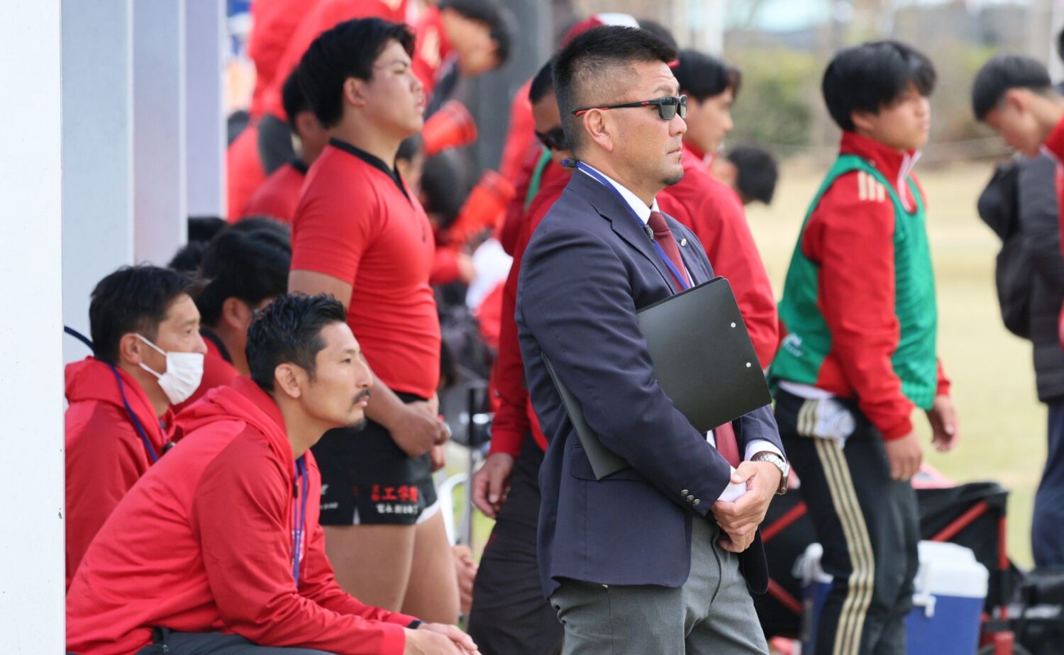 大島監督(右)と内田コーチ