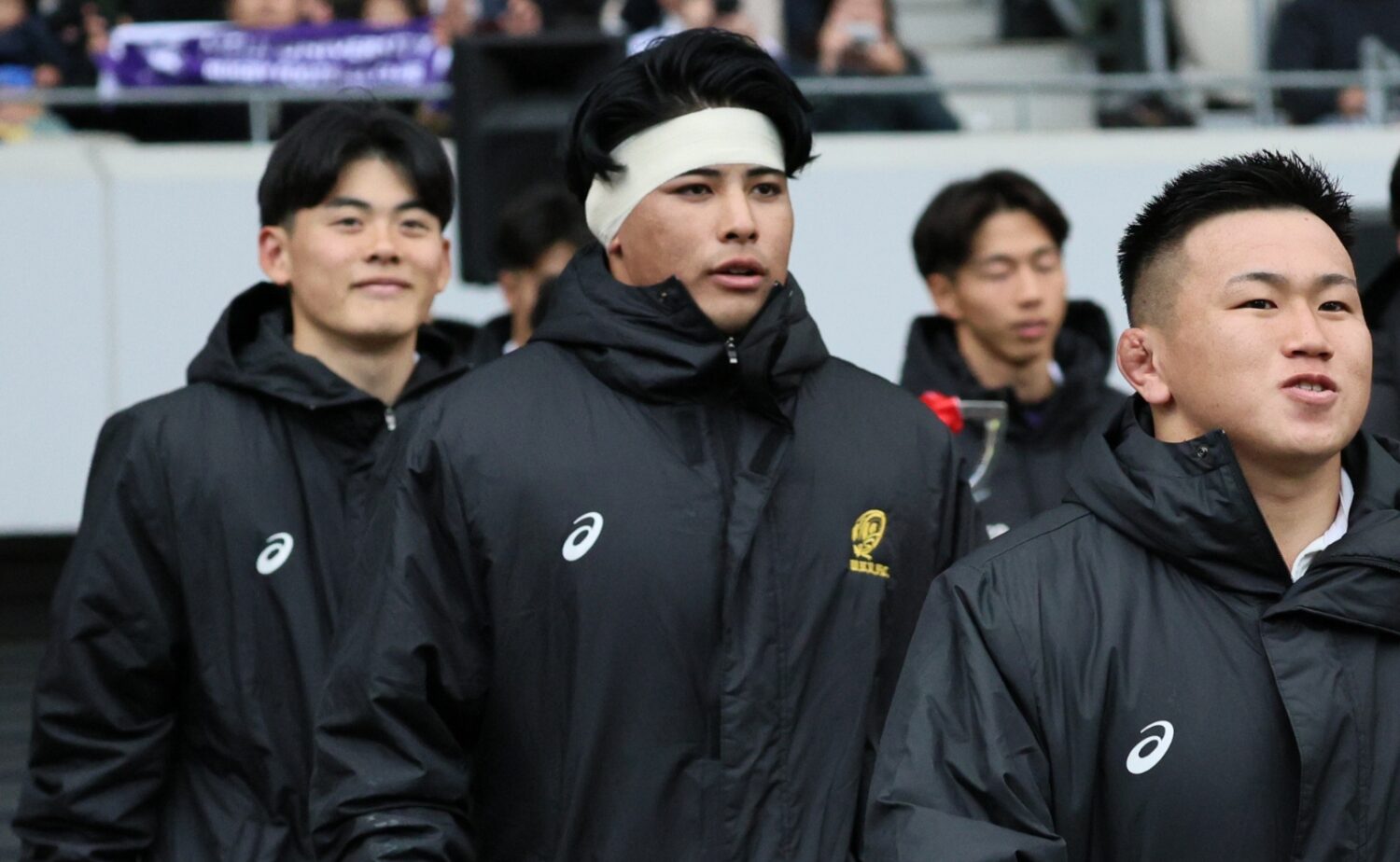 早稲田大学 副将に就いたNO8松沼‐斉藤健仁撮影