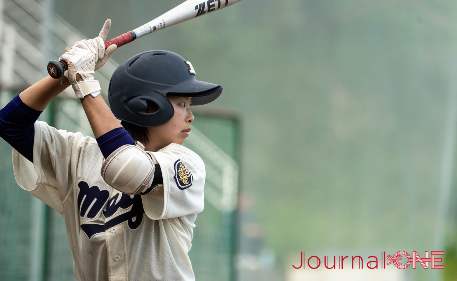 高校女子硬式野球の経験者・野口が入部した明大-Journal-ONE撮影