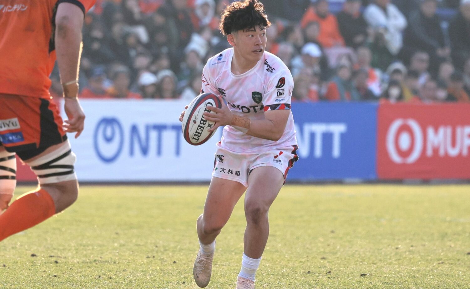 昨秋、代表初キャップを得たSO小村(ヴェルブリッツ)‐斉藤健仁撮影