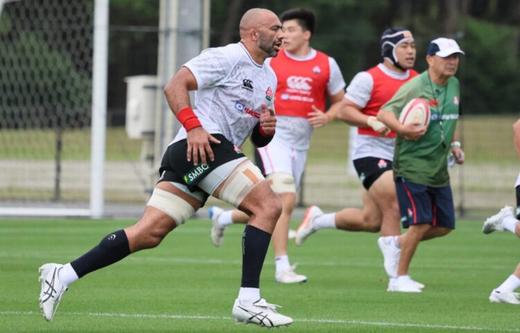 ラグビー日本代表 5度目のワールドカップ出場を目指すFLリーチ マイケル（東芝ブレイブルーパス東京）-斉藤健仁撮影
