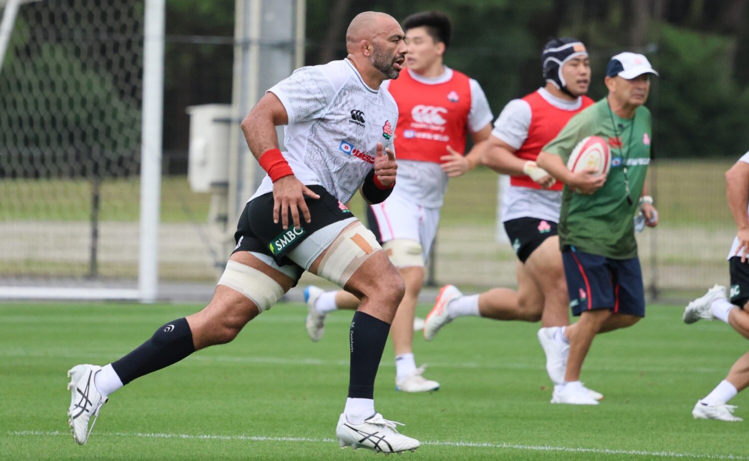 ラグビー日本代表 5度目のワールドカップ出場を目指すFLリーチ マイケル（東芝ブレイブルーパス東京）-斉藤健仁撮影