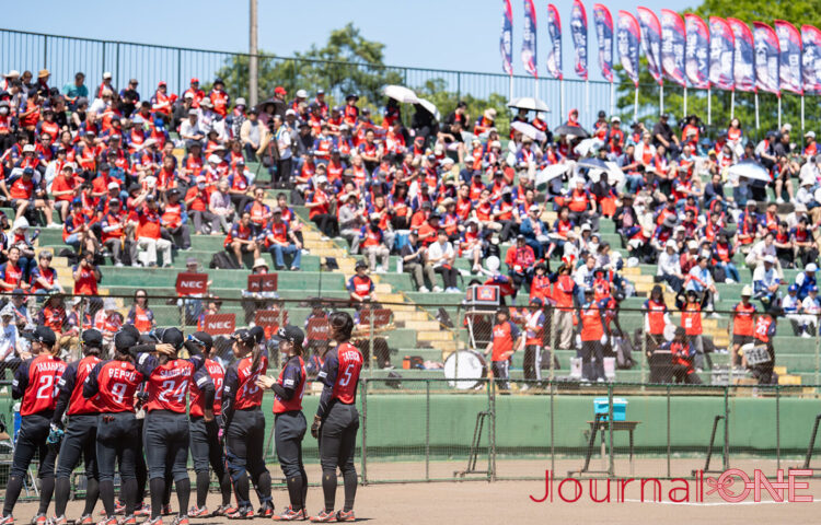 レッドファルコンズのホームゲームで1500人超え‐Journal-ONE撮影