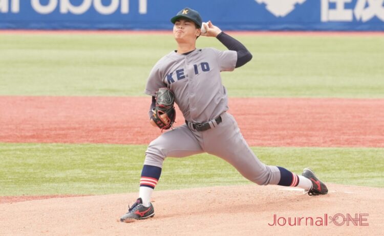 侍ジャパンでも活躍が期待される渡辺(慶應義塾大学)-Journal-ONE撮影