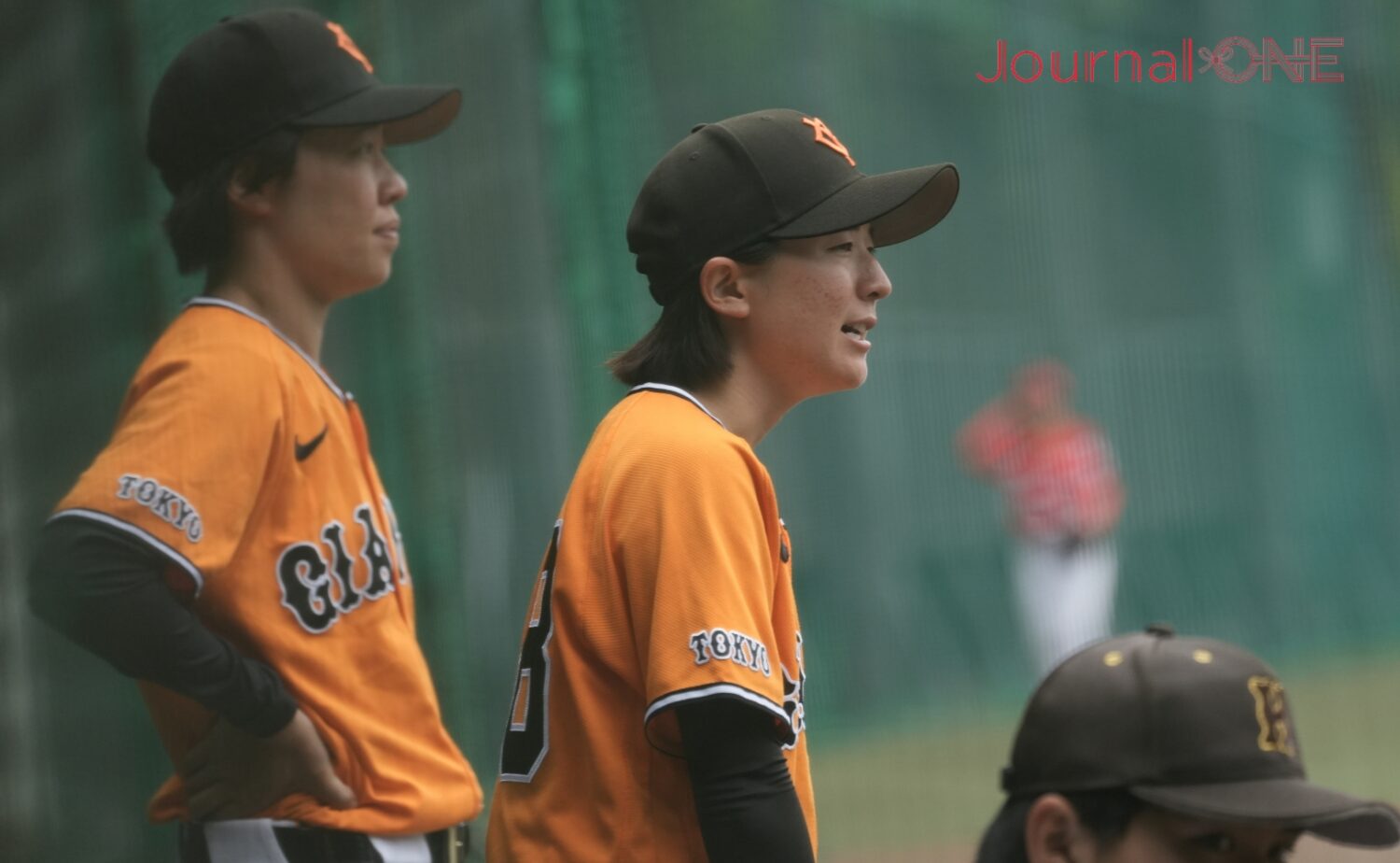 読売ジャイアンツから清水（左）と柏崎が選ばれた-Journal-ONE撮影