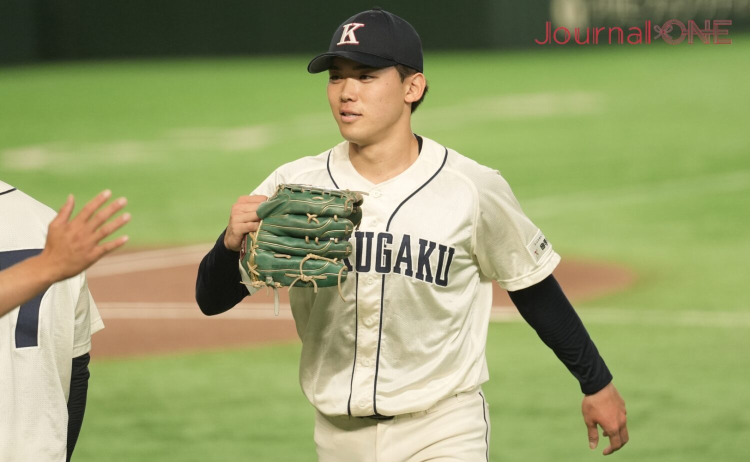 國學院大学の藤本はここまで9イニング無失点-Journal-ONE撮影