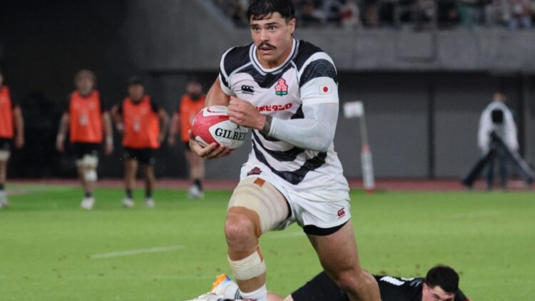 JAPAN XV BKで最多キャップのCTBライリー。パフォーマンスでチームを牽引-斉藤健仁撮影