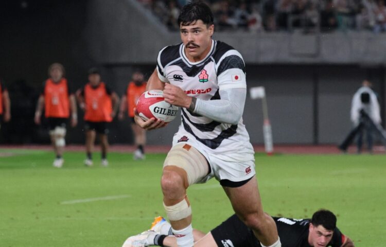 JAPAN XV BKで最多キャップのCTBライリー。パフォーマンスでチームを牽引-斉藤健仁撮影