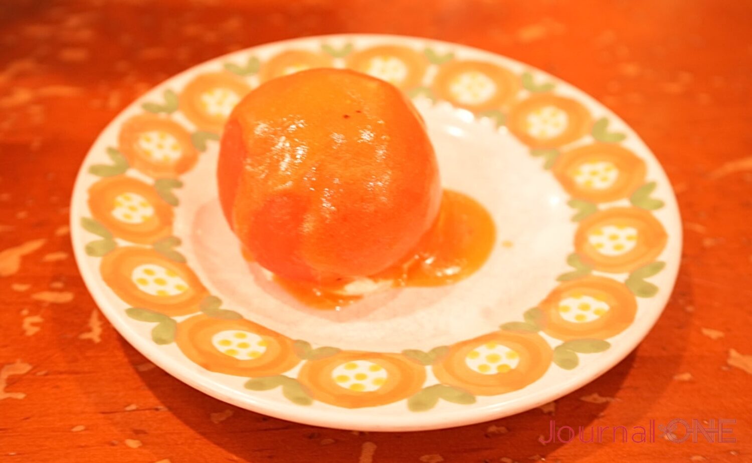 キャピタル東洋亭の名物丸ごとトマトサラダ（京都の老舗洋食）