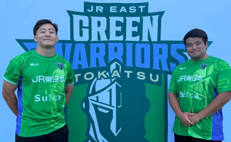 グリーンウォリアーズ 2年目のFL内川とPR亀山-斉藤健仁撮影