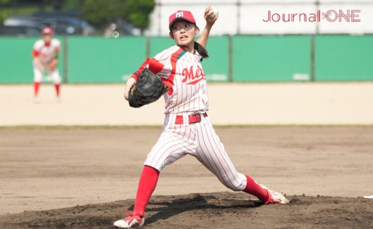 旭川明成の2年生左腕・田仲-Journal-ONE撮影