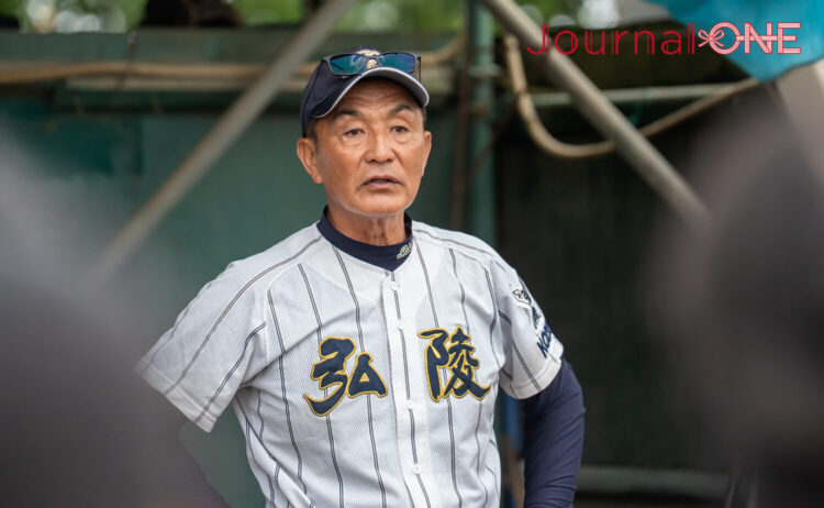 「とにかく野球をやってみて欲しい」と石原監督-Journal-ONE撮影
