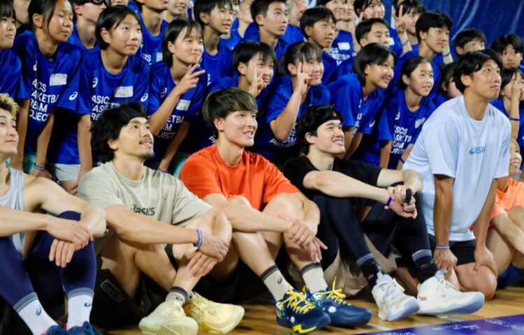 ASICS BASKETBALL DREAM PROJECT 2026 笑顔の渡邉雄太や篠山竜青ら-永塚和志撮影