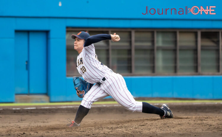 侍ジャパン大学日本代表 実戦で結果を残し注目される大城(仙台大)-Journal-ONE撮影