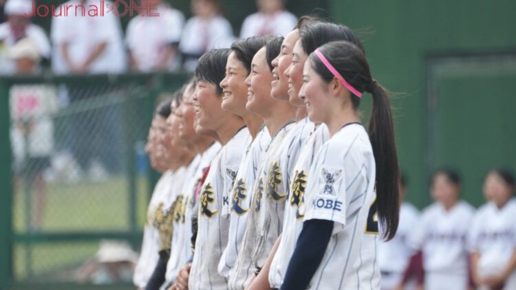 神戸広陵 初戦突破し効果を歌うナイン-Journal-ONE撮影