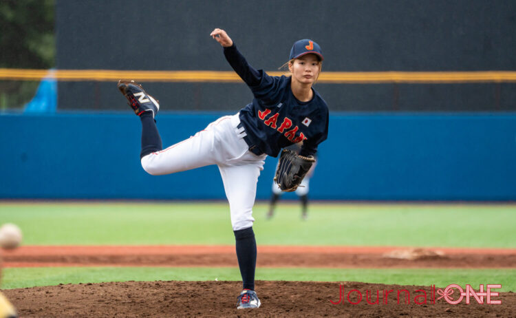 女子硬式野球 侍ジャパン初選出のエース・小原-Journal-ONE撮影