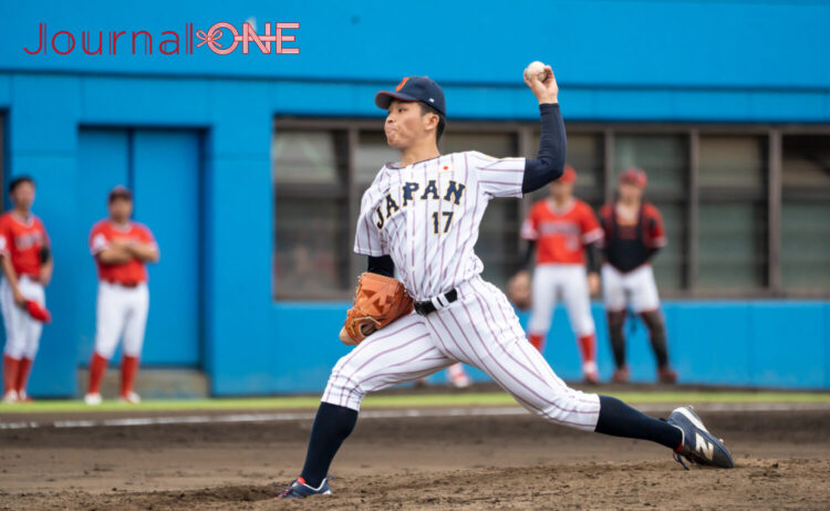 侍ジャパン 貴重な左腕セットアッパー星野が復活投球-Journal-ONE撮影