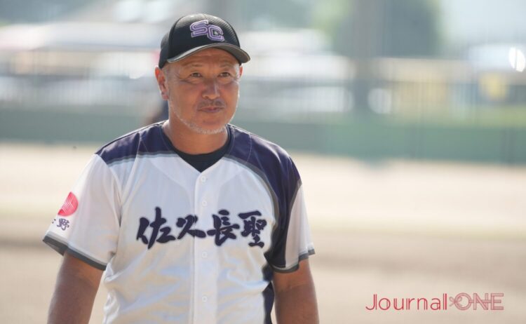 「常に挑戦者」と変わらぬ長聖野球をする野々垣監督-Journal-ONE撮影