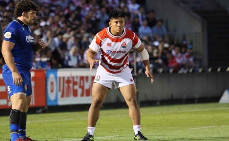 初キャップのPR大塚(関西学院大学4年))‐斉藤健仁撮影