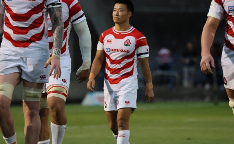 ラグビー日本代表の勝利に貢献したSH齋藤‐斉藤健仁撮影