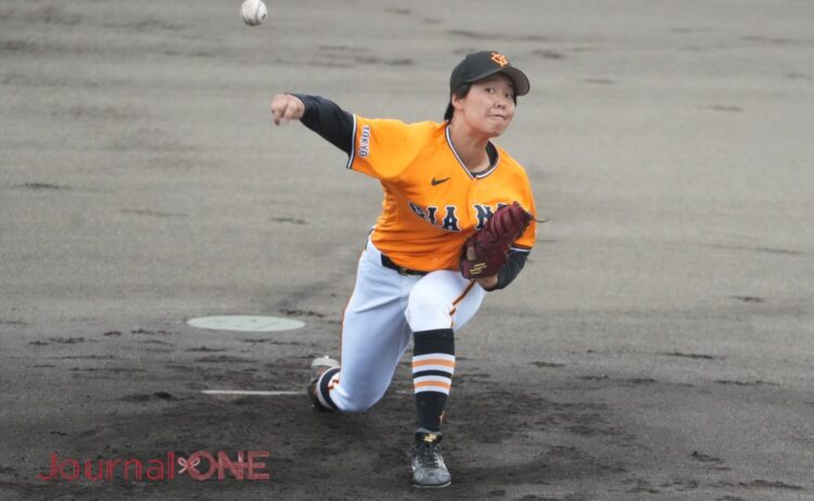 女子高校野球 侍ジャパン女子日本代表の清水が好投-Journal-ONE撮影
