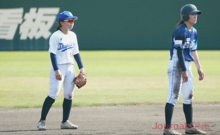 神戸サンダースは埼玉西武ライオンズレディースに一歩も引かない戦いを演じた-Journal-ONE撮影
