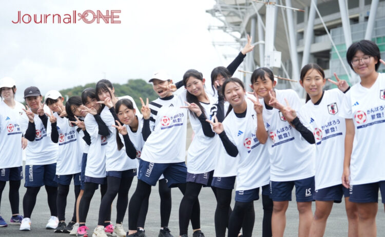 聖隷クリストファー高女子サッカー部もお手伝い-Journal-ONE撮影