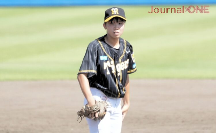 無失点リリーフの阿部も神戸弘陵学園OG-Journal-ONE撮影
