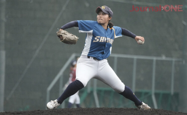 女子大学野球 秀明大の浮沈を握る石原-Journal-ONE撮影