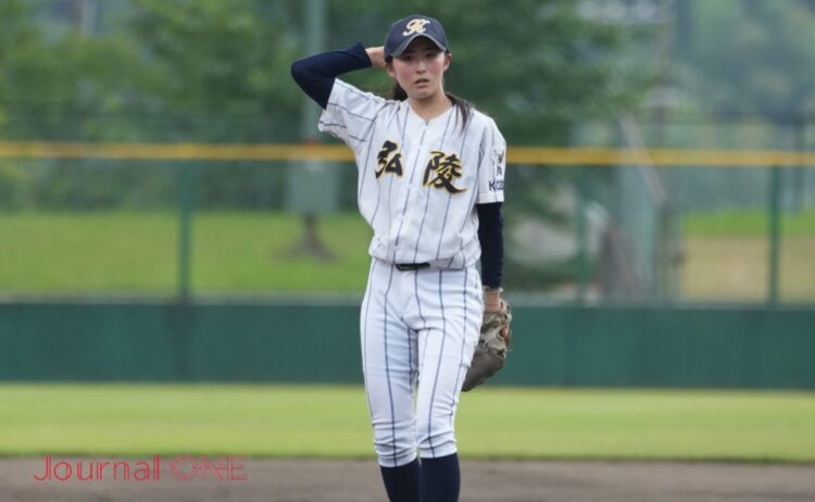 神戸弘陵学園 主将でエースの山戸-Journal-ONE撮影