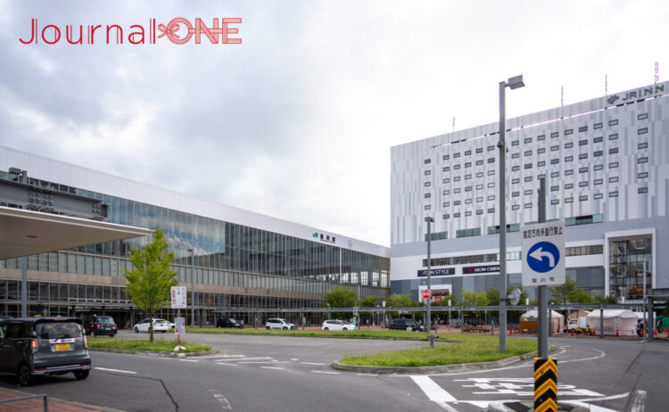 JR旭川駅の外観。北海道を代表するターミナル駅
