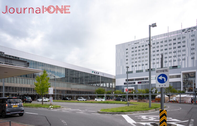 JR旭川駅の外観。北海道を代表するターミナル駅