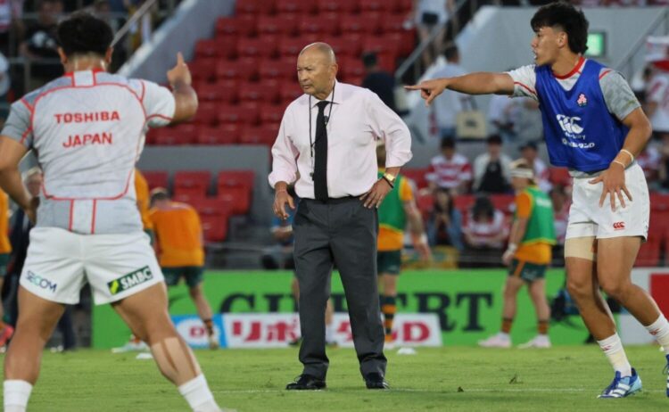ラグビー日本代表 母国と対戦した日本代表もジョーンズHC‐斉藤健仁撮影