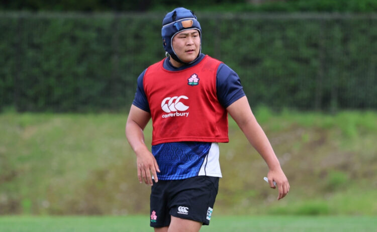 U20日本代表で成長の跡を見せた慶應義塾大学2年のFL申‐斉藤健仁撮影