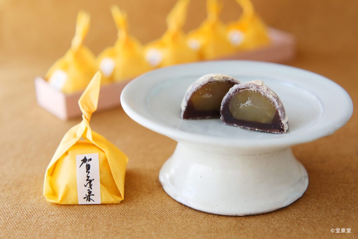 京都下鴨にちなんだ宝泉堂の季節限定和菓子賀茂栗