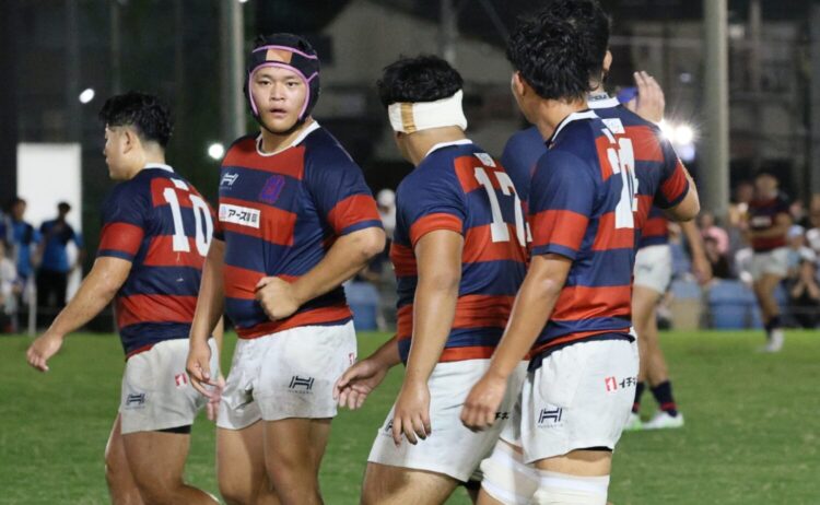前半はリードで折り返した関西学院大学