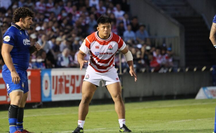 7月のイタリア戦で初キャップのPR大塚(関西学院大学4年)