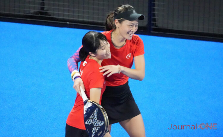 パデル日本代表 佐藤千文・小沢琴巳-Journal-ONE撮影