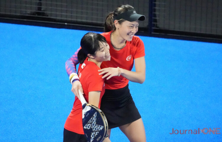 パデル日本代表 佐藤千文・小沢琴巳-Journal-ONE撮影