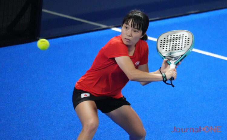 パデル日本代表の佐藤千文選手-Journal-ONE撮影