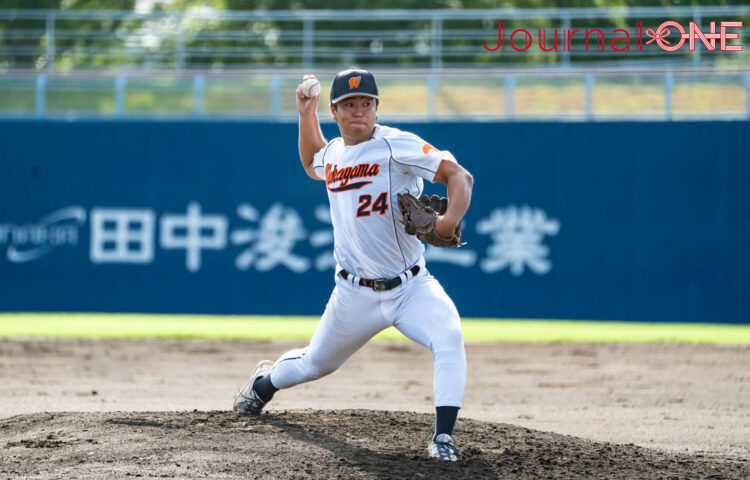 和歌山大学の一井伊織投手-Journal-ONE撮影