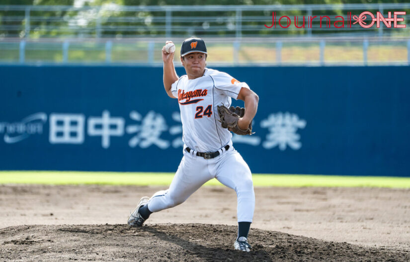 和歌山大学の一井伊織投手-Journal-ONE撮影