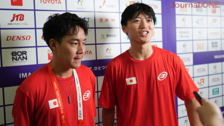 パデル日本代表男子 富田一輝 畠山成冴-Journal-ONE撮影
