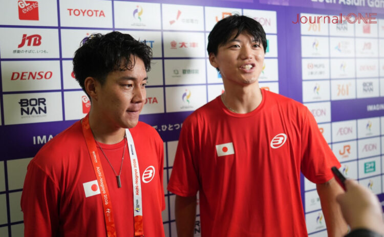 パデル日本代表男子 富田一輝 畠山成冴-Journal-ONE撮影